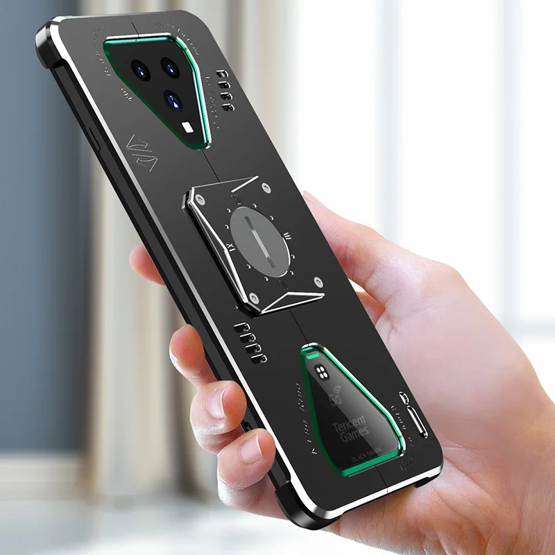 Металлическая фотография для Blackshark 5rs ударопрочный Алюминиевый металлический бронированный чехол Coque для Black Shark 5r 3 Pro Funda Cases
Металлическая фотография для Blackshark 5rs ударопрочный Алюминиевый металлический бронированный чехол Coque для Black Shark 5r 3 Pro Funda Cases