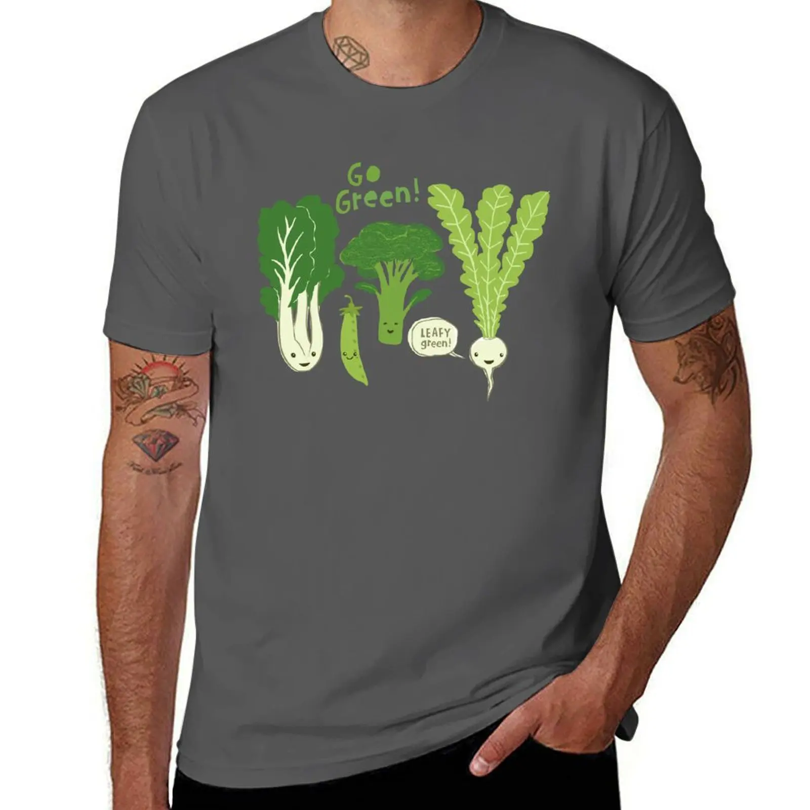 Go Green! (Leafy Green!) Happy Garden Vegetables T-Shirt summer tops anime stuff anime figures blacks men t shirts
Go Green! (Leafy Green!) Happy Garden Vegetables T-Shirt summer tops anime stuff anime figures blacks men t shirts