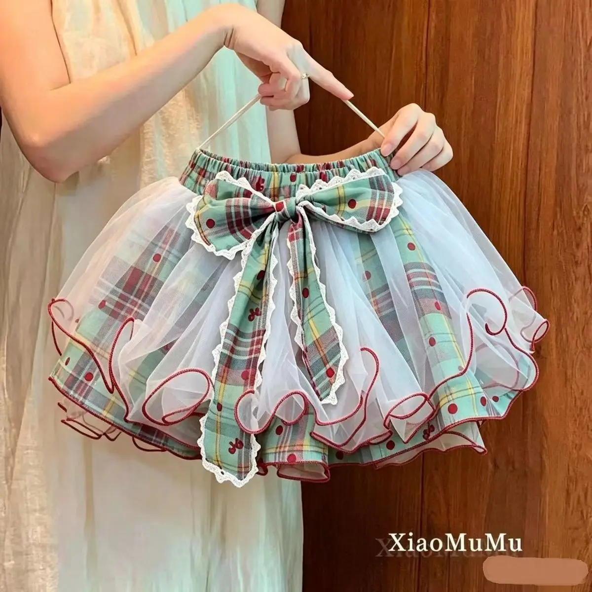 Girls Plaid Skirt Summer New Style Children's Butterfly Knot Bloomer Skirt Baby Girl's Plaid Dress with Bow Skirt
Girls Plaid Skirt Summer New Style Children's Butterfly Knot Bloomer Skirt Baby Girl's Plaid Dress with Bow Skirt