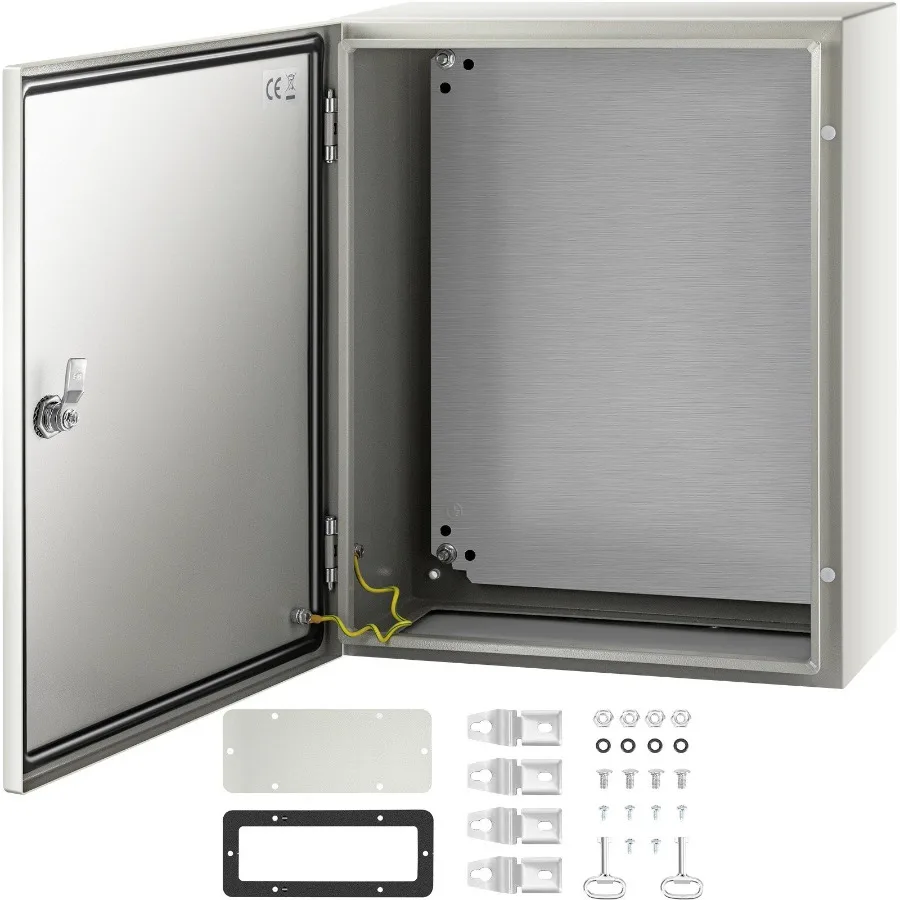 NEMA Steel Enclosure 20 x 16 x 8'' NEMA 4X Steel Electrical Box IP66 Waterproof Dustproof Outdoor Indoor Electrical Junction B
NEMA Steel Enclosure 20 x 16 x 8'' NEMA 4X Steel Electrical Box IP66 Waterproof Dustproof Outdoor Indoor Electrical Junction B