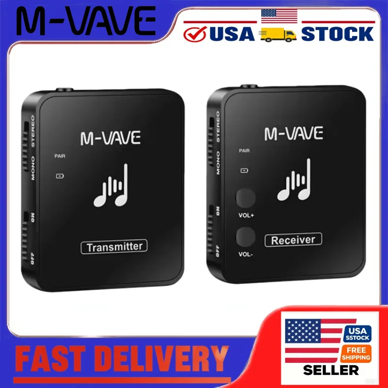 M-VAVE WP-10 2,4 ГГц Беспроводная система внутриканального монитора 24 бит/48 кГц Звук без потерь Перезаряжаемый приемник-передатчик
M-VAVE WP-10 2,4 ГГц Беспроводная система внутриканального монитора 24 бит/48 кГц Звук без потерь Перезаряжаемый приемник-передатчик