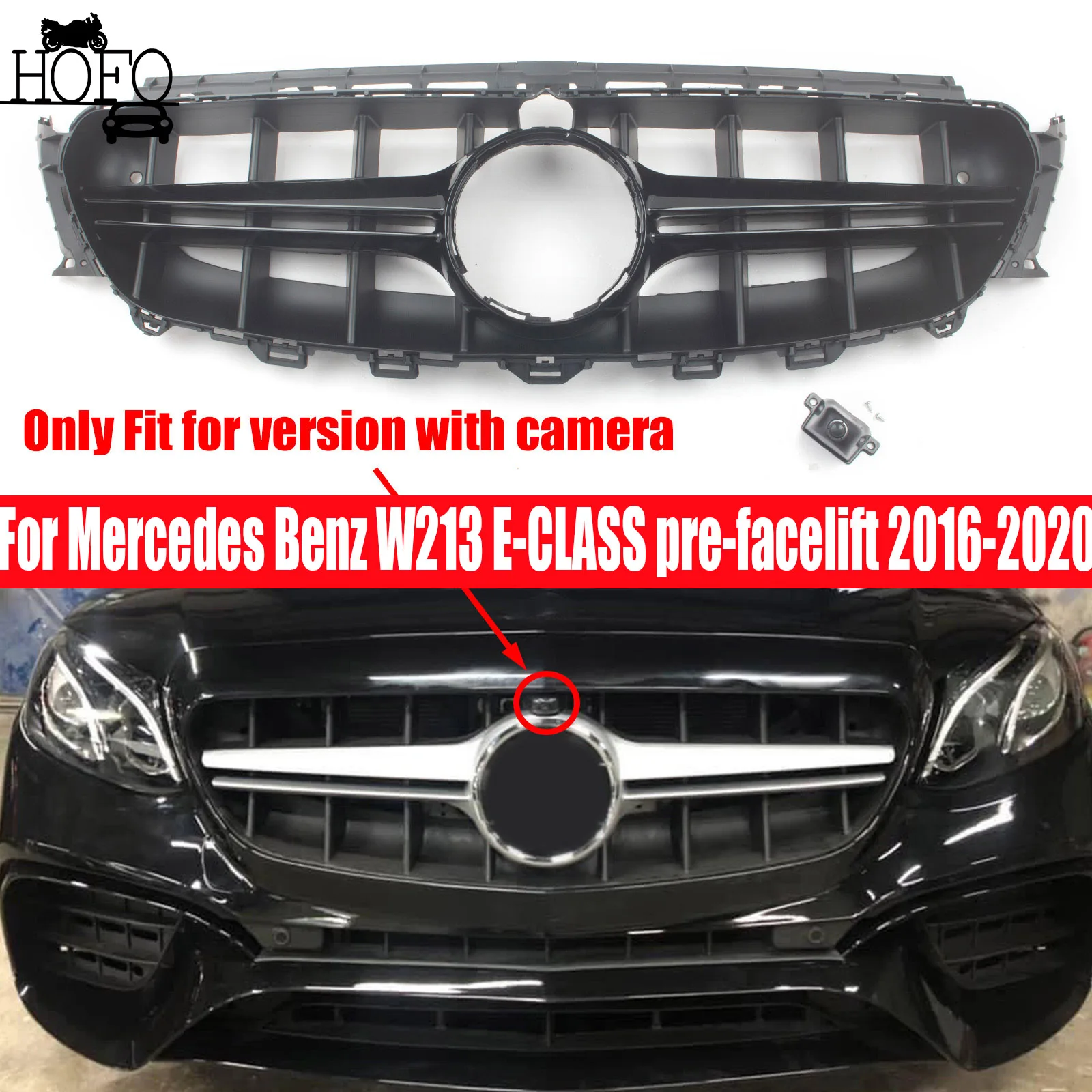 E63 AMG Style Front Grille Fit 2016-2020 Mercedes E Class W213 E-CLASS ALL Black
E63 AMG Style Front Grille Fit 2016-2020 Mercedes E Class W213 E-CLASS ALL Black