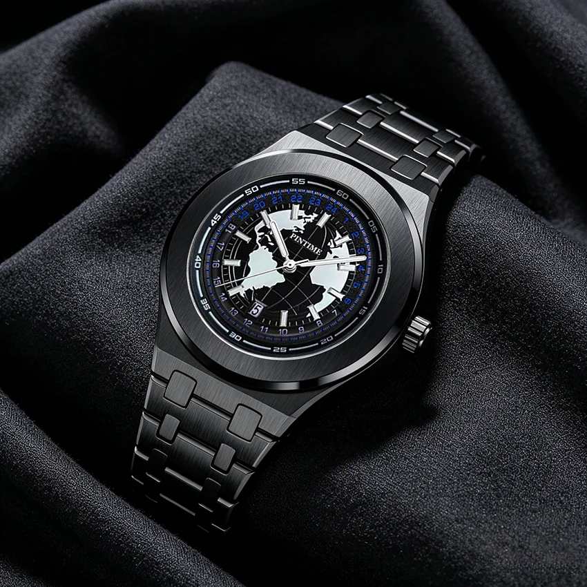 Mens Watches 3ATM Waterproof Earth Dial Design Alloy Watch for Men Analog Quartz Fashion Business Designer Wristwatch
Mens Watches 3ATM Waterproof Earth Dial Design Alloy Watch for Men Analog Quartz Fashion Business Designer Wristwatch
