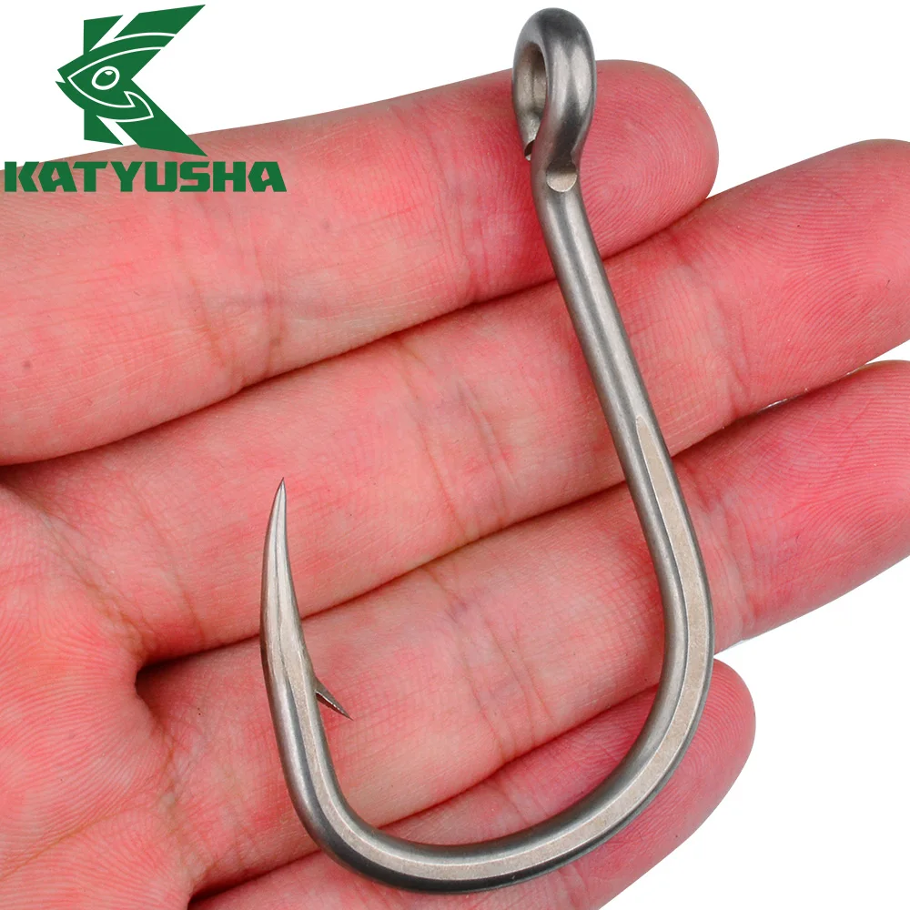 KATYUSHA 20pc/bag Jigging Hooks Saltwater Fishing Hooks 1/0#-13/0# Stainless Steel Fishhooks Single Jig Hooks Pesca Tackle
KATYUSHA 20pc/bag Jigging Hooks Saltwater Fishing Hooks 1/0#-13/0# Stainless Steel Fishhooks Single Jig Hooks Pesca Tackle