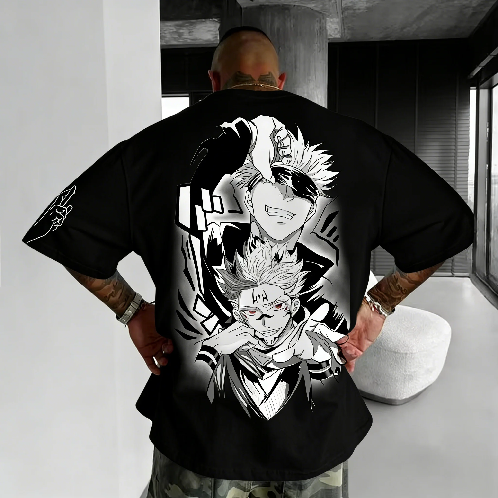 Jujutsu Kaisen Anime Printed Summer Men's and Women's T-shirt Versatile Fashion Y2K Harajuku Style Large Size Parent Child Top
Jujutsu Kaisen Anime Printed Summer Men's and Women's T-shirt Versatile Fashion Y2K Harajuku Style Large Size Parent Child Top
