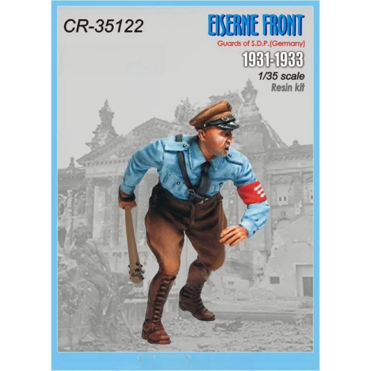 1/35 фигурка из смолы, неокрашенная модель, военная тема, немецкий солдат в разобранном и неокрашенном виде GK, 1193-B
1/35 фигурка из смолы, неокрашенная модель, военная тема, немецкий солдат в разобранном и неокрашенном виде GK, 1193-B