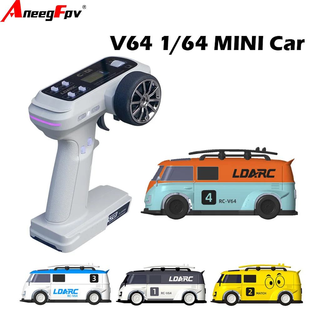 LDARC V64 1/64 RC Car RWD Race Van RV bus mini turbo full proportional remote contol Vehicles Toy Models for Kids adults
LDARC V64 1/64 RC Car RWD Race Van RV bus mini turbo full proportional remote contol Vehicles Toy Models for Kids adults