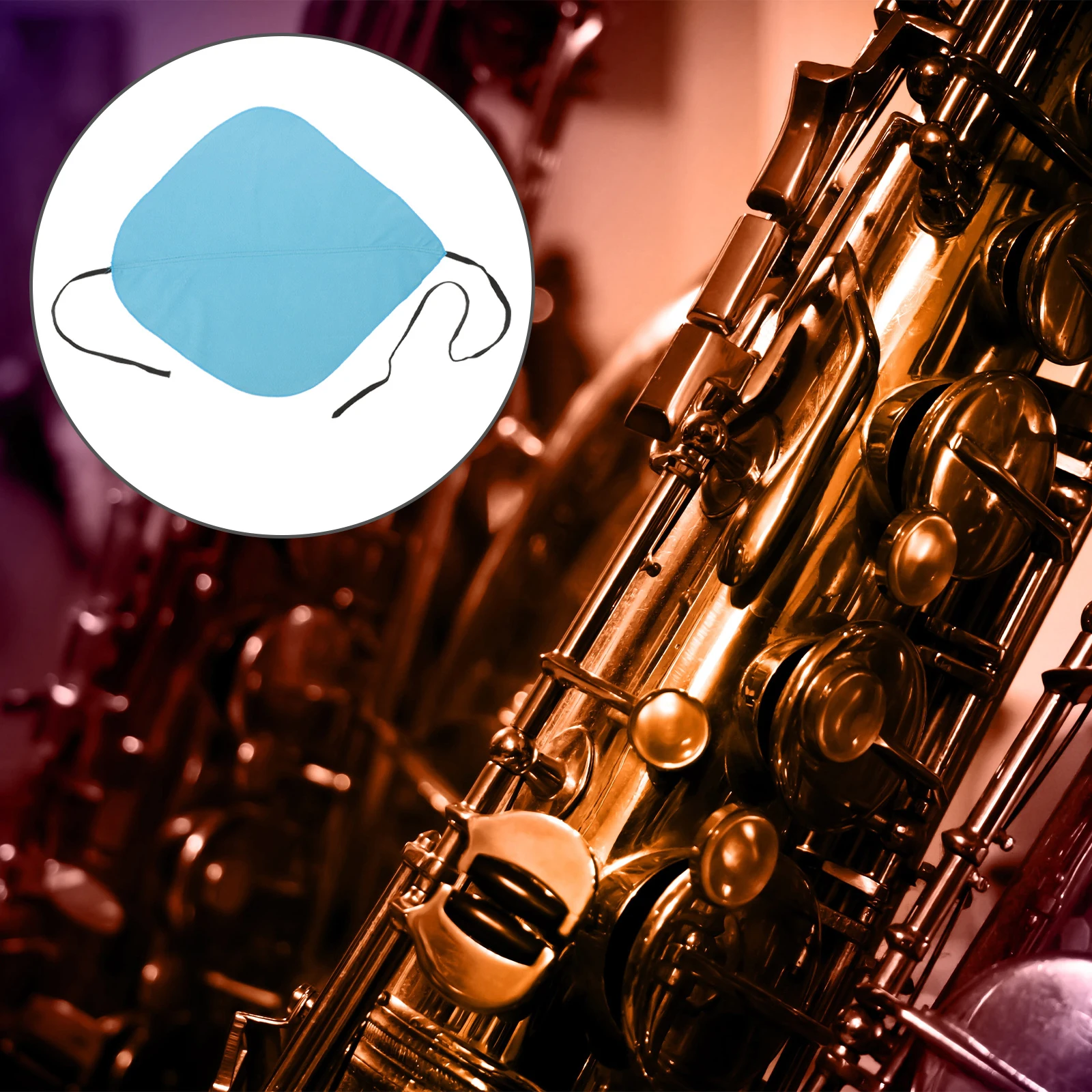 Saxophone Maintenance Cloth Cleaning Kit Musical Instrument Flute Cleaner Blue Cloths 
Saxophone Maintenance Cloth Cleaning Kit Musical Instrument Flute Cleaner Blue Cloths