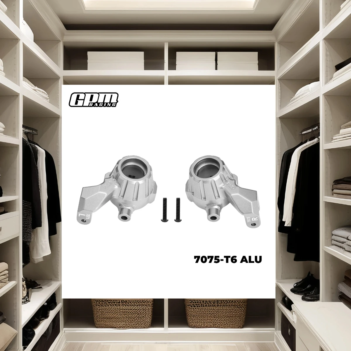 GPM Front Steering Blocks for TRAXXAS 1/10 Maxx 1.0 1/8 6S Maxx Slash 102076-4 Alloy 7075
GPM Front Steering Blocks for TRAXXAS 1/10 Maxx 1.0 1/8 6S Maxx Slash 102076-4 Alloy 7075