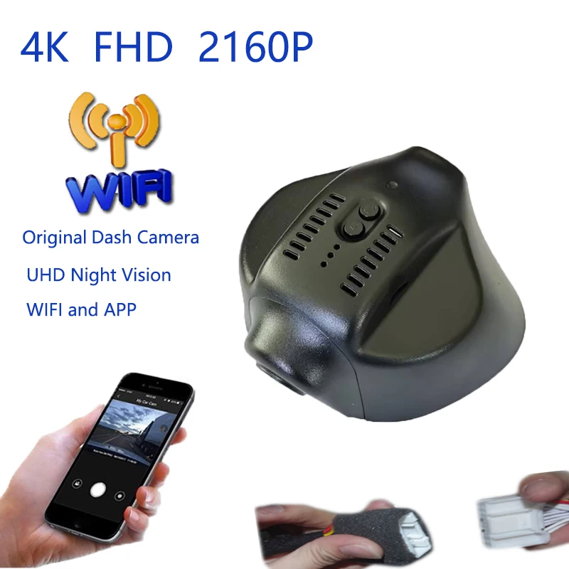 4K Plug And Play Car Video Recorder Wifi DVR Dash Camera For Jeep Cherokee 2015 2016 2017 2018 Dashcam Black Box Wide Angle
4K Plug And Play Car Video Recorder Wifi DVR Dash Camera For Jeep Cherokee 2015 2016 2017 2018 Dashcam Black Box Wide Angle