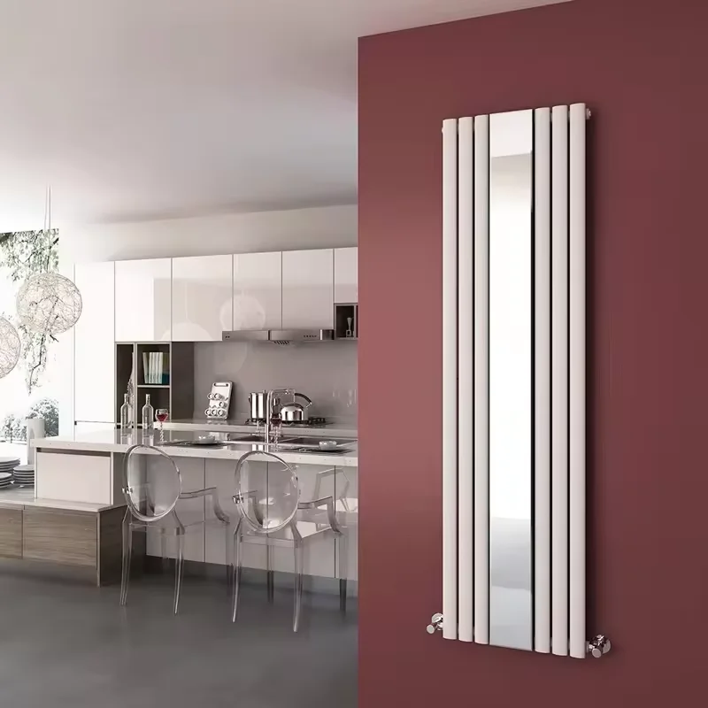 Avflow New Release Stylish Towel Rack Designer Radiator Vertical Water Heated Towel Warmer with Mirror