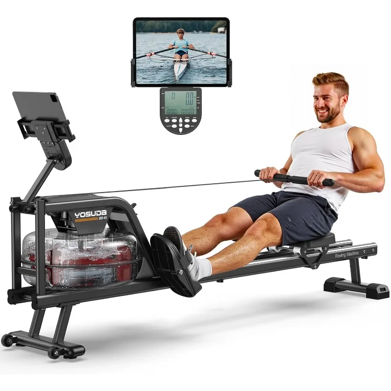 YOSUDA Magnetic/Water Rowing Machine for Home - Rower Machine Use with Bluetooth, App Supported, Rowing Mac
YOSUDA Magnetic/Water Rowing Machine for Home - Rower Machine Use with Bluetooth, App Supported, Rowing Mac