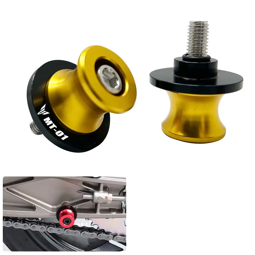 6MM Stand Screws For YAMAHA MT01 2004-2014 MT03 2005-2024 MT10 2016-2023 Motorcycle Accessories M6 Swingarm Slider Spools LOGO
6MM Stand Screws For YAMAHA MT01 2004-2014 MT03 2005-2024 MT10 2016-2023 Motorcycle Accessories M6 Swingarm Slider Spools LOGO