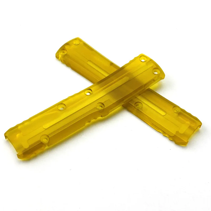 1pc Custom Acrylic Transparent Amber Knife Grip Handle Scale for Genuine Microtech UTX-85 UTX85 OTF Knives Replace Accessories
1pc Custom Acrylic Transparent Amber Knife Grip Handle Scale for Genuine Microtech UTX-85 UTX85 OTF Knives Replace Accessories
