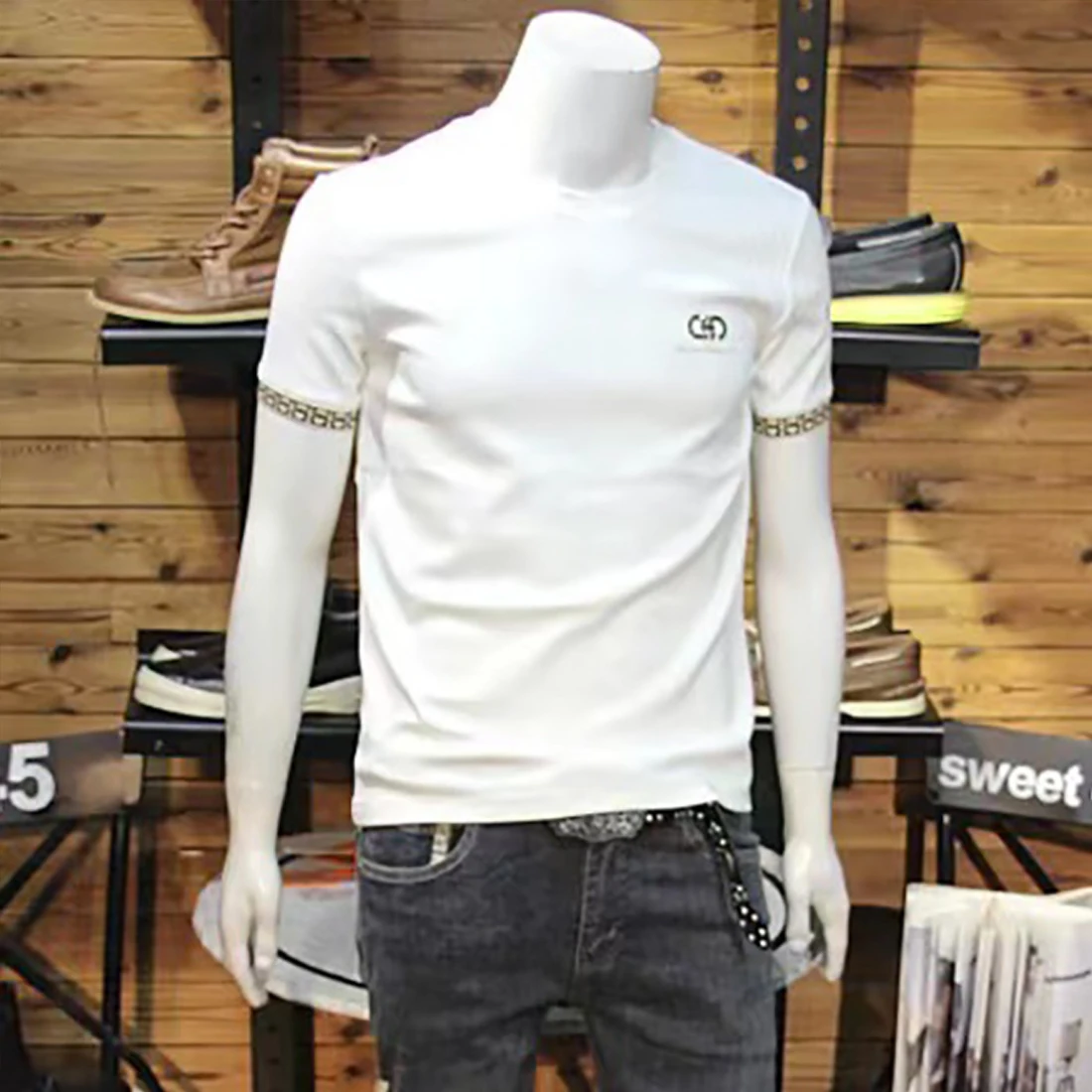 Men's Luxury T-shirt Modern Stylish Cotton Male Tees 2024 Summer New Slim Fit Round Neck Small Label Tops Fashion Man Clothing
Men's Luxury T-shirt Modern Stylish Cotton Male Tees 2024 Summer New Slim Fit Round Neck Small Label Tops Fashion Man Clothing