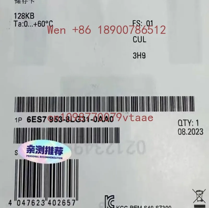 6ES7953-8LG31-0AA0 New original, in stock
6ES7953-8LG31-0AA0 New original, in stock
