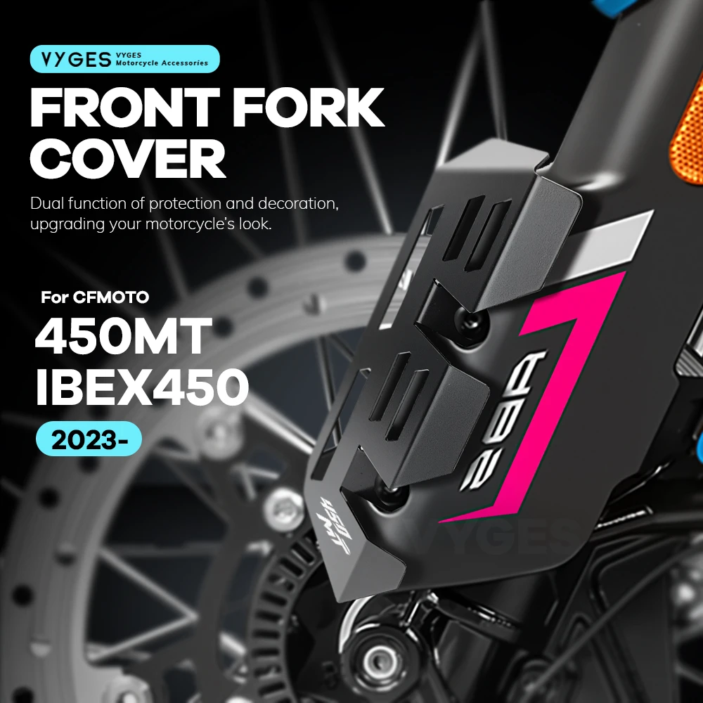 Motorcycle Front Fork Guards Shock Absorber Protection Cover Frame Protector For CFMOTO 450MT IBEX 450 450 MT IBEX450 2023-
Motorcycle Front Fork Guards Shock Absorber Protection Cover Frame Protector For CFMOTO 450MT IBEX 450 450 MT IBEX450 2023-