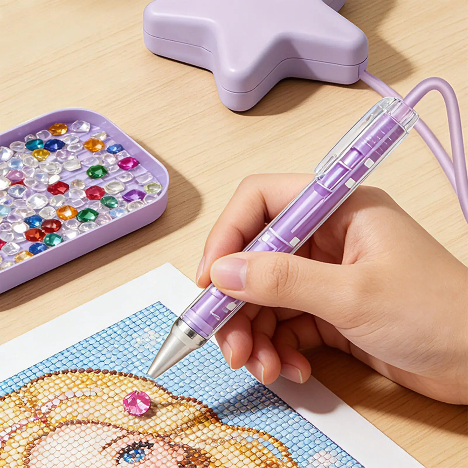 Ручка для рисования стразами без воска, аппликатор для бусин с поддоном, художественные ручки для страз для рукоделия, DIY, домашнего декора, для взрослых и начинающих
Ручка для рисования стразами без воска, аппликатор для бусин с поддоном, художественные ручки для страз для рукоделия, DIY, домашнего декора, для взрослых и начинающих