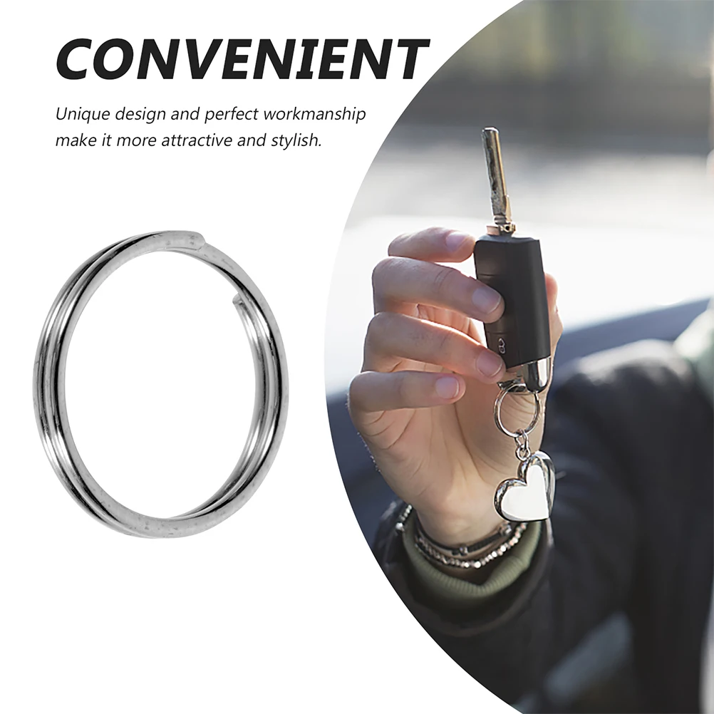 400 Pcs Silver 10mm Key Interface Rings Round Metal DIY Circular Strong Secure Keys Crafts USB Graduation Gifts
400 Pcs Silver 10mm Key Interface Rings Round Metal DIY Circular Strong Secure Keys Crafts USB Graduation Gifts