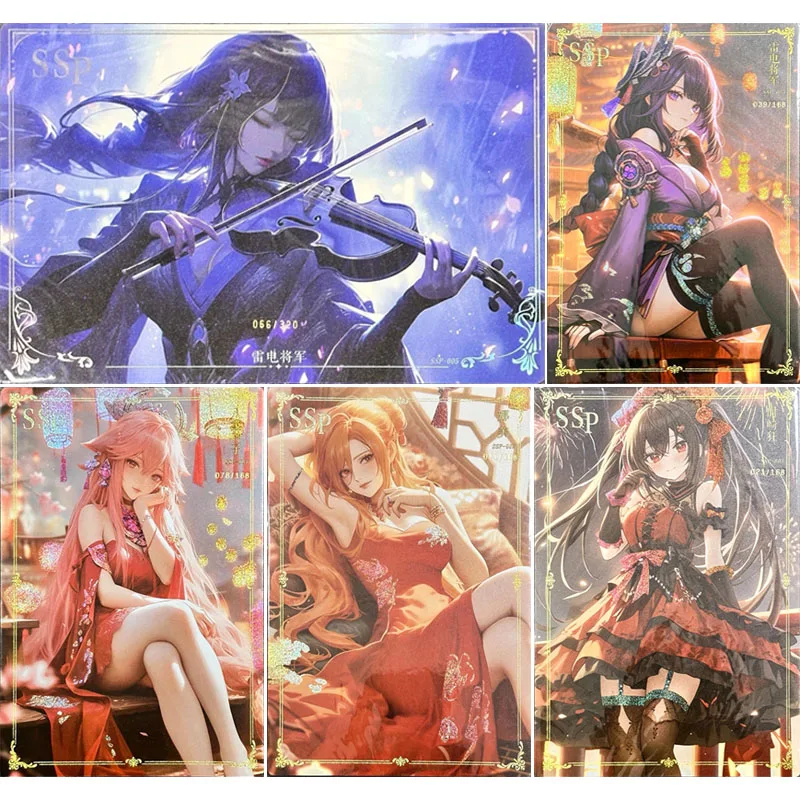 Аниме История богини SSP карты Tokisaki Kurumi Raiden Shogun Shenhe Yae Miko Коллекционные карты Рождественские подарки на день рождения игрушки
Аниме История богини SSP карты Tokisaki Kurumi Raiden Shogun Shenhe Yae Miko Коллекционные карты Рождественские подарки на день рождения игрушки