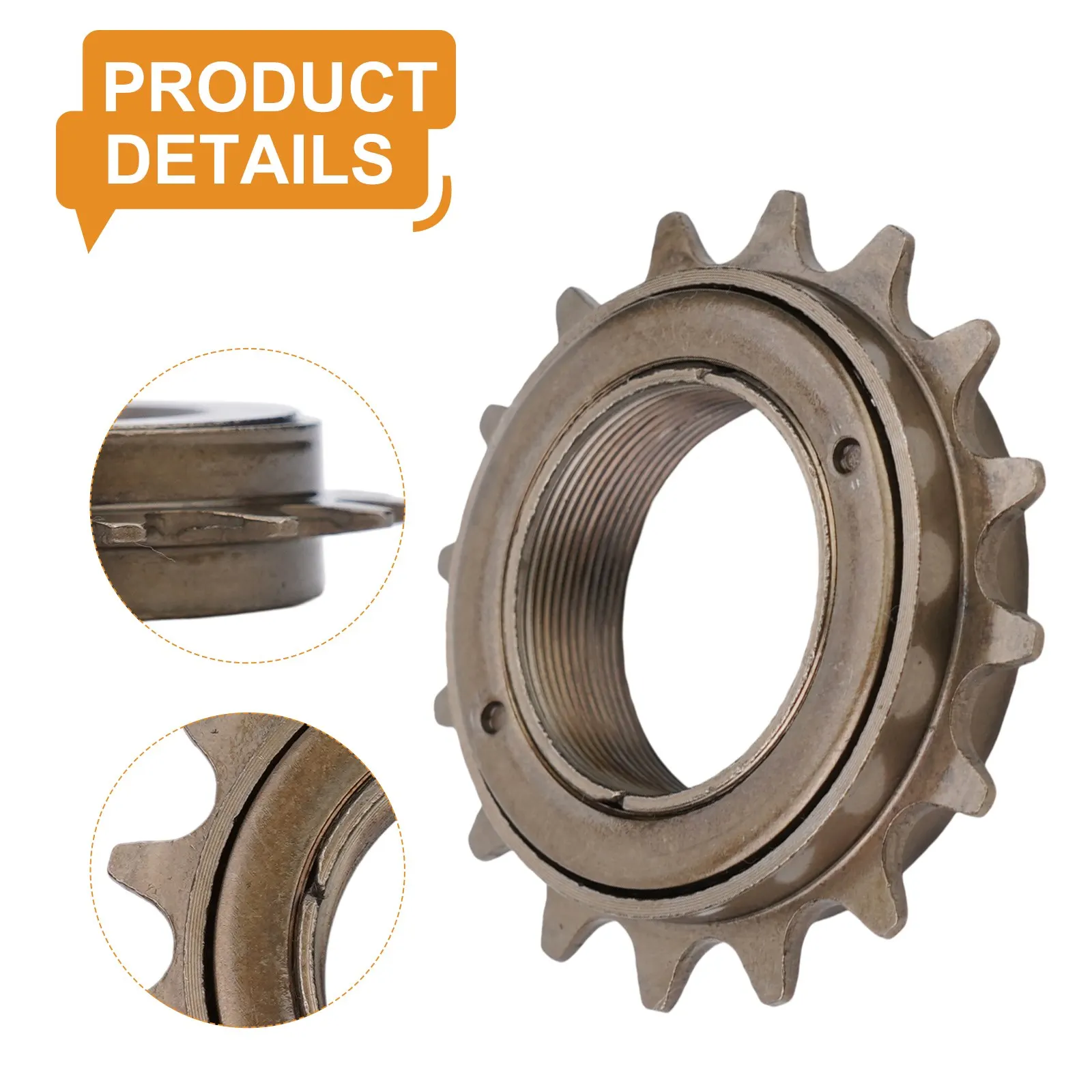 Speed Freewheel Bicycle Race Parts Replace Your Bike Race Gear with 16T Tooth Single Sprocket Bicycle Freewheel
Speed Freewheel Bicycle Race Parts Replace Your Bike Race Gear with 16T Tooth Single Sprocket Bicycle Freewheel