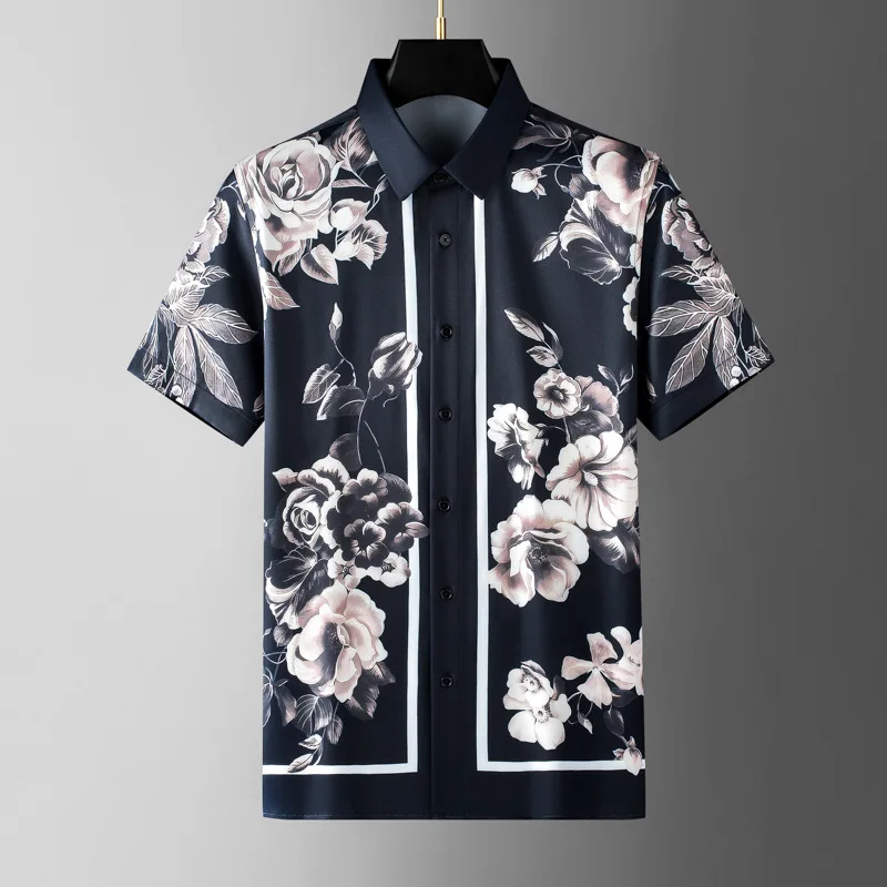 Luxury Floral Printed Casual Shirt for Men Summer Short Sleeve Comfort Non-iron Shirt Business Social Street Wear Shirts 2025
Luxury Floral Printed Casual Shirt for Men Summer Short Sleeve Comfort Non-iron Shirt Business Social Street Wear Shirts 2025