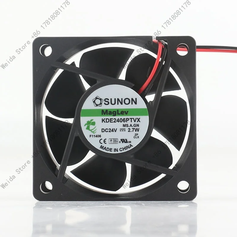 Original SUNON certified model KDE2406PTVX 6025 24V 2.7W 6 cm variable frequency fan for heat dissipation
Original SUNON certified model KDE2406PTVX 6025 24V 2.7W 6 cm variable frequency fan for heat dissipation