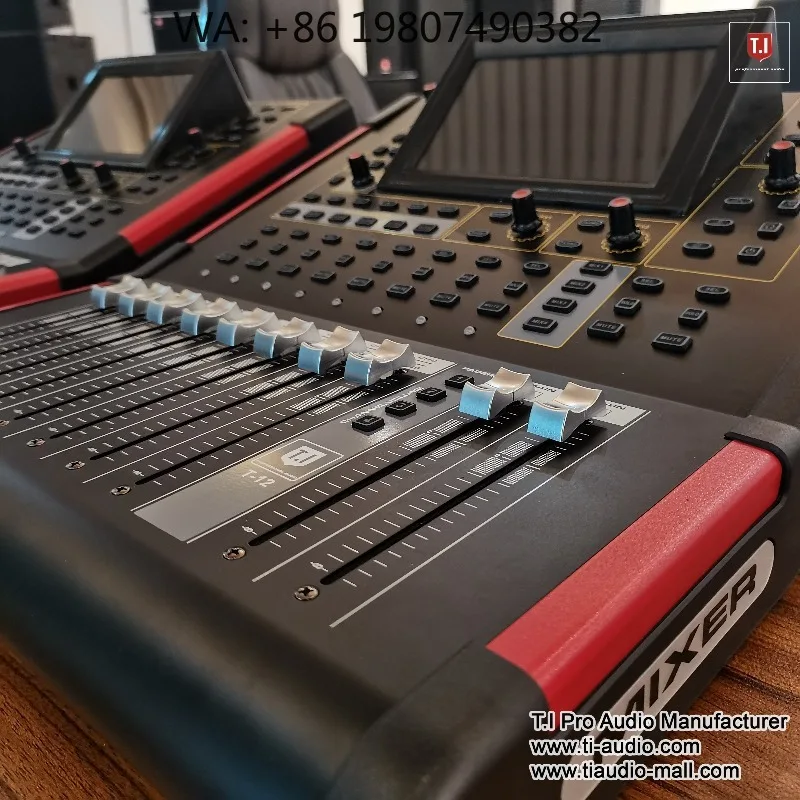 12 Channel Digital DJ Mixer, Professional Audio Console Matched with Loudspeaker for Live Stage
12 Channel Digital DJ Mixer, Professional Audio Console Matched with Loudspeaker for Live Stage