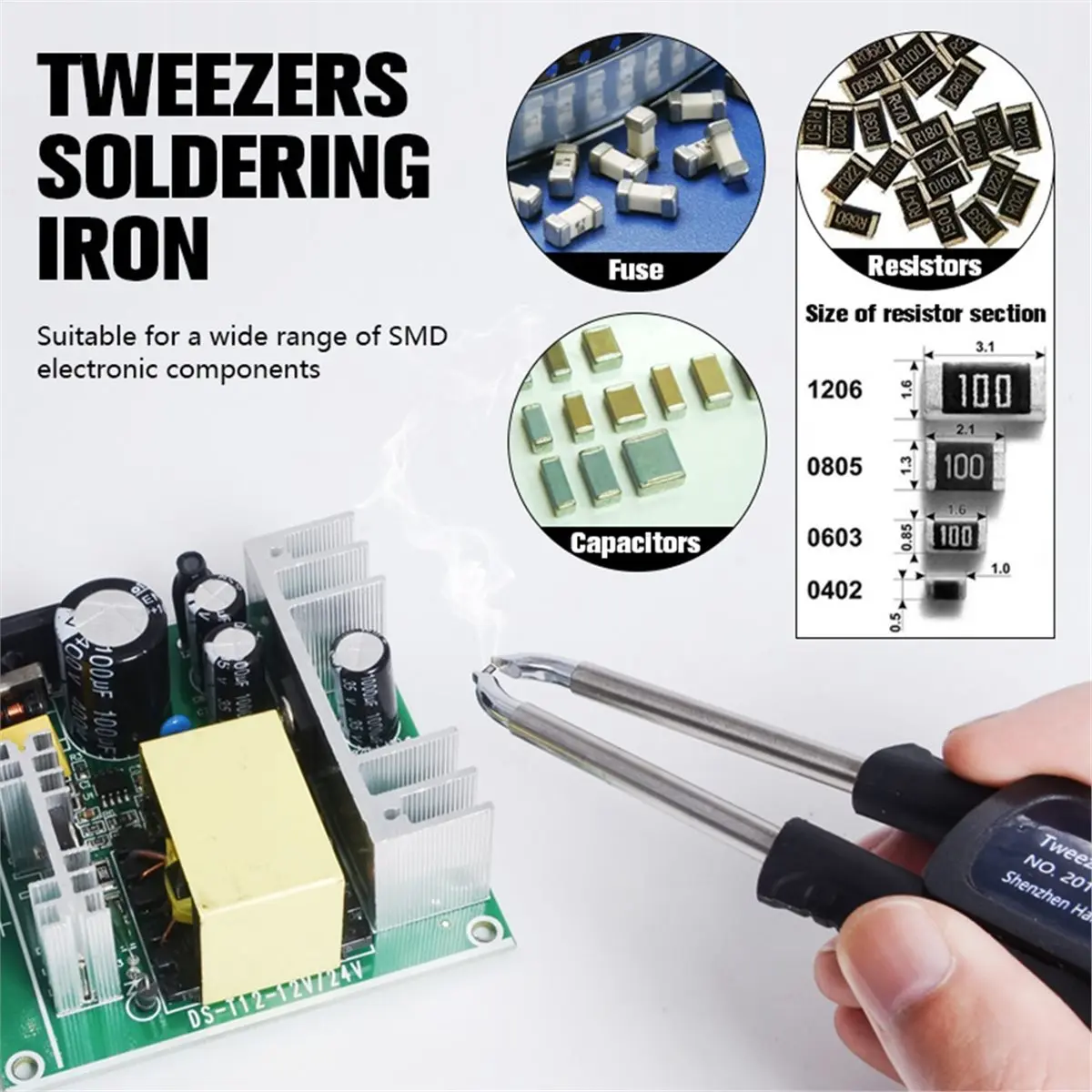 AT16 T12 Soldering Station Tweezers Handle for STM 32 Soldering Station Adjust Portable Home Electronics Repair Tool
AT16 T12 Soldering Station Tweezers Handle for STM 32 Soldering Station Adjust Portable Home Electronics Repair Tool