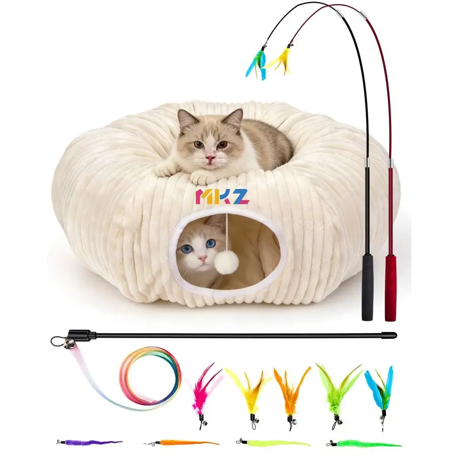 Складной игровой тоннель для домашних кошек с игрушками для котят и кроликов, интерактивные игрушки для развлечения питомцев
Складной игровой тоннель для домашних кошек с игрушками для котят и кроликов, интерактивные игрушки для развлечения питомцев