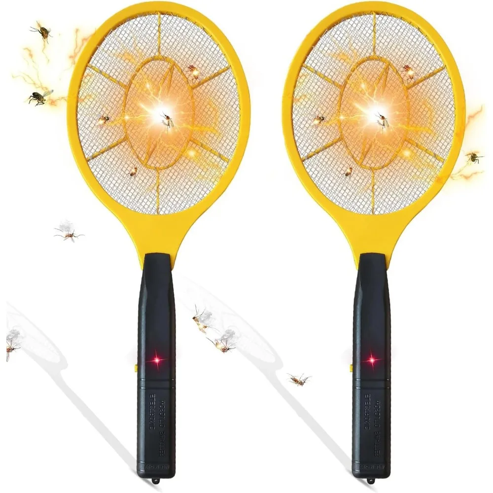 Dual Pack Electric Fly Swatter Safe 3 Layer Mesh Indoor Outdoor Pest Control
Dual Pack Electric Fly Swatter Safe 3 Layer Mesh Indoor Outdoor Pest Control