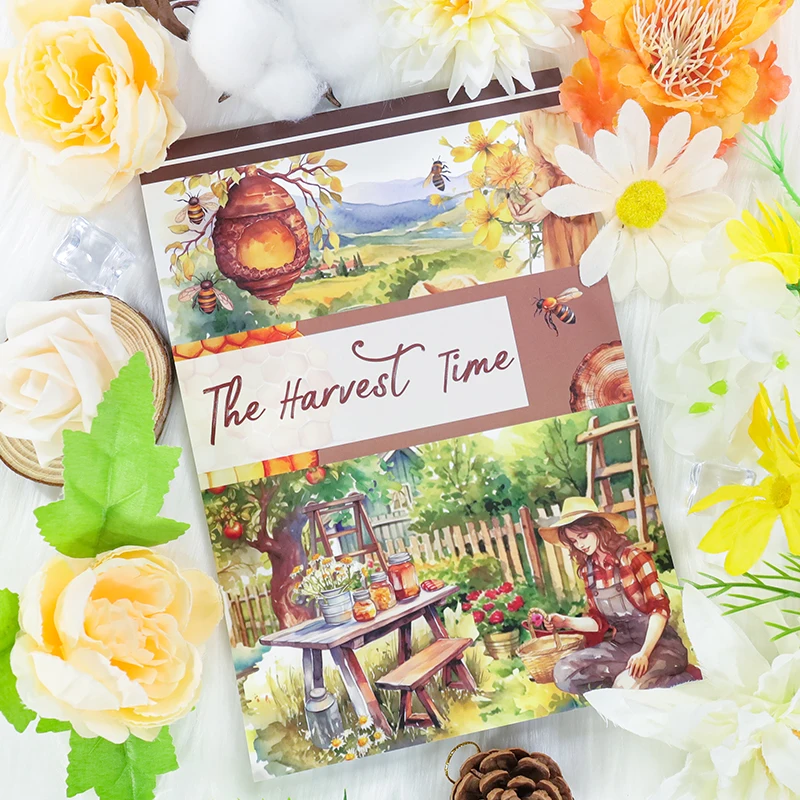 20Sheets/Book Farm Series Sticker Book Fruit Plants Aesthetic Decorative PET Washi Sticker Material Paper Scrapbooking Journal
20Sheets/Book Farm Series Sticker Book Fruit Plants Aesthetic Decorative PET Washi Sticker Material Paper Scrapbooking Journal