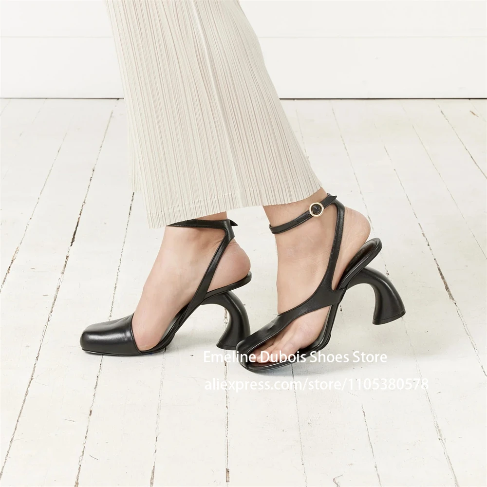 Irregular Thick High Heels Sandals Roman Chunky Heels Half Headed Open Toe Party Women Summer Plus Size Shoes Custom Color
Irregular Thick High Heels Sandals Roman Chunky Heels Half Headed Open Toe Party Women Summer Plus Size Shoes Custom Color