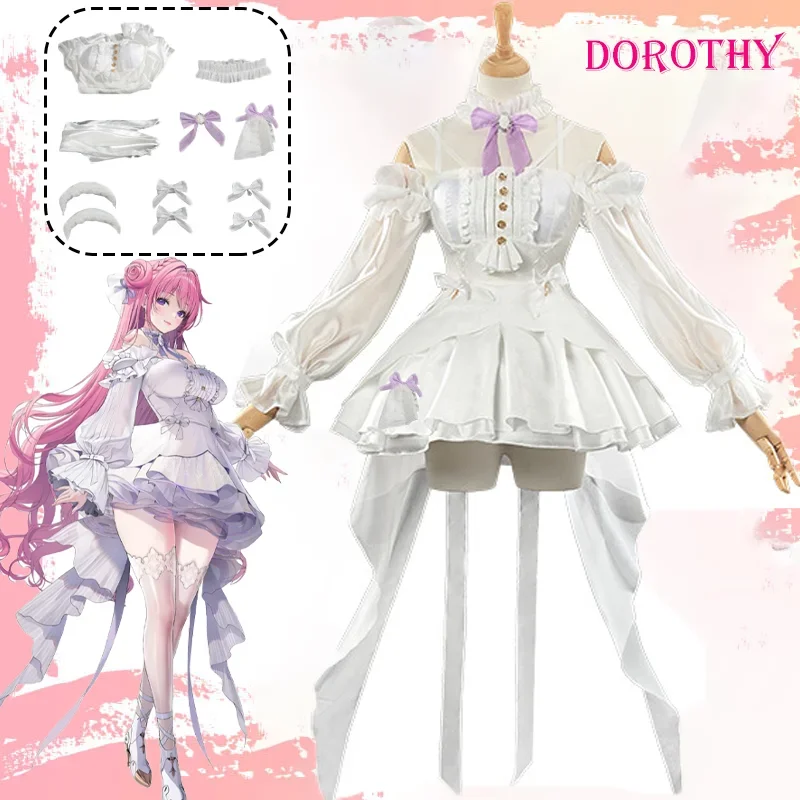 Косплей Nikke The Goddess Of Victory Дороти, карнавальный костюм, белое платье принцессы, наряды для ролевых игр, Хэллоуин, карнавал, вечерние, Unif
Косплей Nikke The Goddess Of Victory Дороти, карнавальный костюм, белое платье принцессы, наряды для ролевых игр, Хэллоуин, карнавал, вечерние, Unif