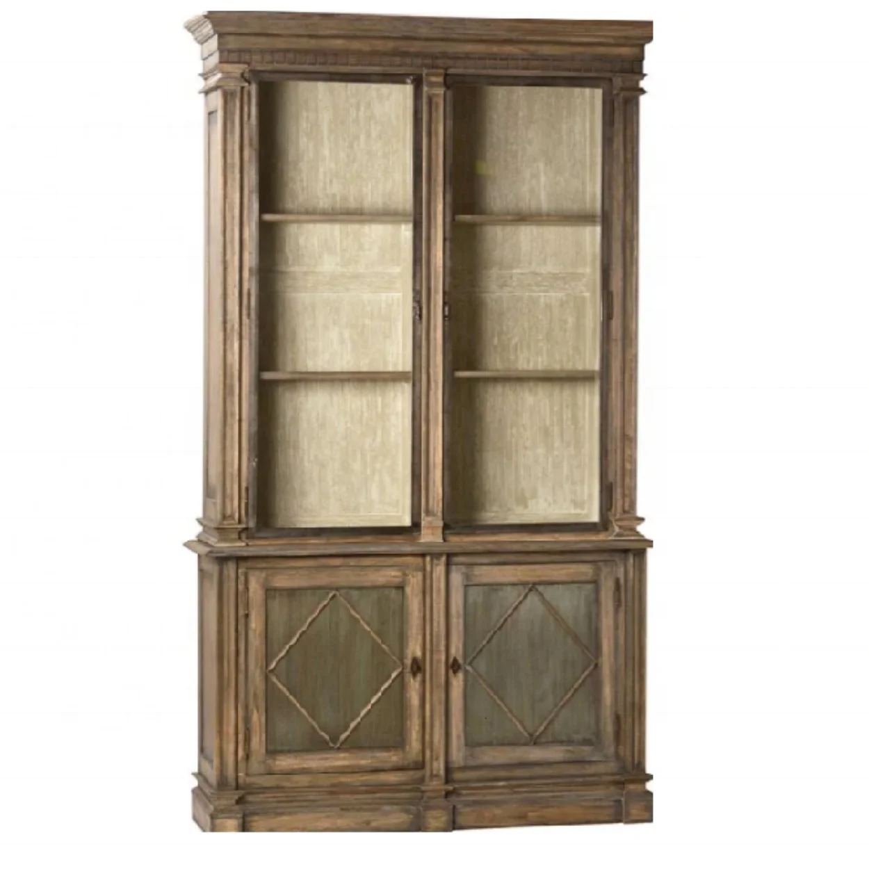 # Natural Wooden Kitchen Cabinet Sideboard with Glass Door
# Natural Wooden Kitchen Cabinet Sideboard with Glass Door
