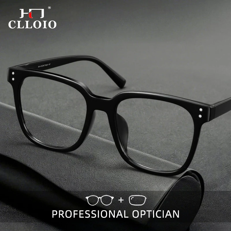 CLLOIO Comfortable Versatile Reading Glasses TR90 Square Frame Titanium Temple Anti Blue Light Progressive Prescription Eyewear
CLLOIO Comfortable Versatile Reading Glasses TR90 Square Frame Titanium Temple Anti Blue Light Progressive Prescription Eyewear