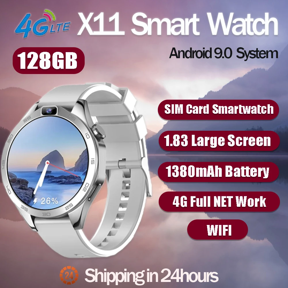 X11 1,83 дюйма с большим экраном 4G Android Смарт-часы 466*466 IPS 4G Sim-карта 200 Вт Двойная камера GPS WIFI Смарт-часы для мужчин
X11 1,83 дюйма с большим экраном 4G Android Смарт-часы 466*466 IPS 4G Sim-карта 200 Вт Двойная камера GPS WIFI Смарт-часы для мужчин 