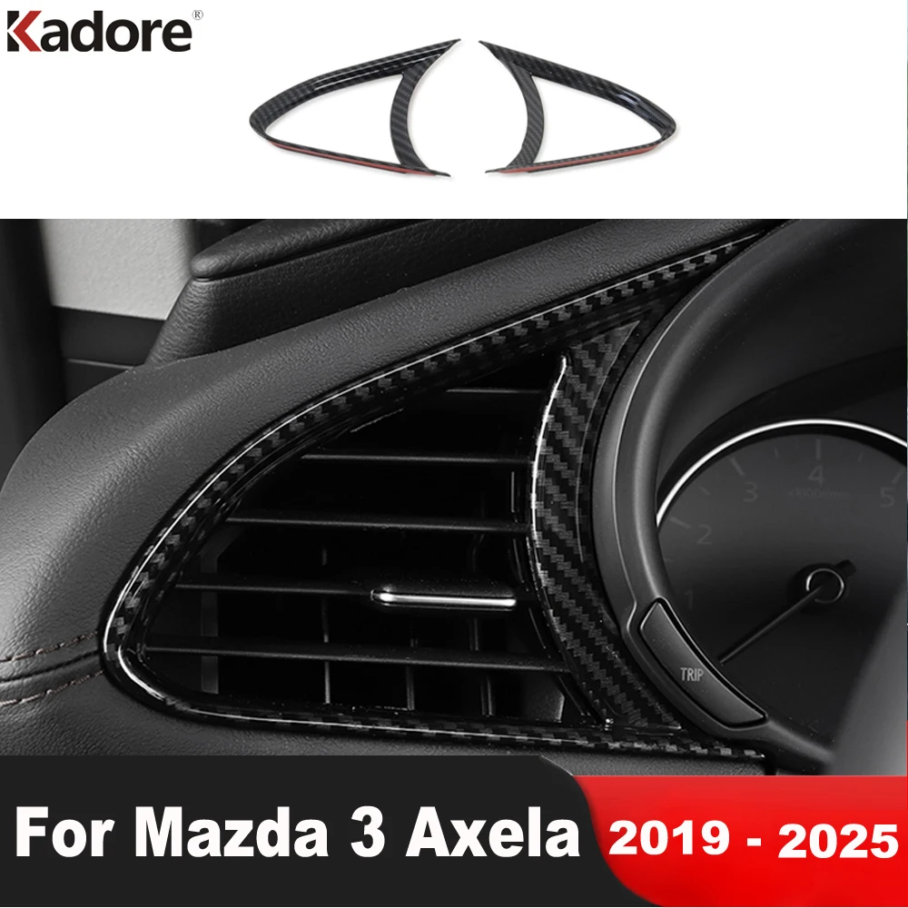 For Mazda 3 Axela 2019-2022 2023 2024 2025 Carbon Fiber Car Front Side Air Condition Vent Outlet Cover Trim Interior Accessories
For Mazda 3 Axela 2019-2022 2023 2024 2025 Carbon Fiber Car Front Side Air Condition Vent Outlet Cover Trim Interior Accessories