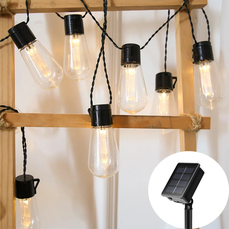 Solar LED Fairy String Lights Light Bulb Solar Garland Waterproof Street Garland Sunlight Garden Decoration Outdoor Solar Lamp
Solar LED Fairy String Lights Light Bulb Solar Garland Waterproof Street Garland Sunlight Garden Decoration Outdoor Solar Lamp