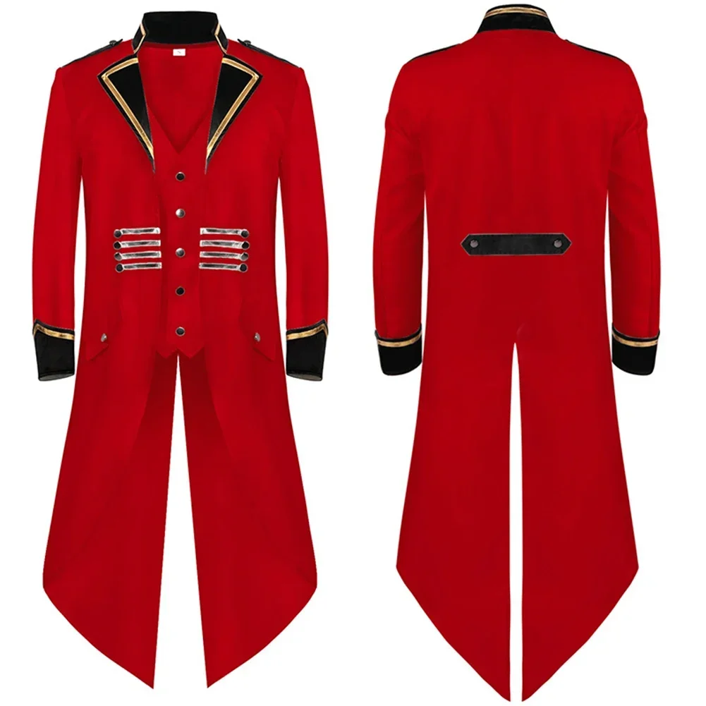 Comfy Fashion Cosplay Tailcoat Mans Outfit Gothic Steampunk Swallow Tail Jacket Trench Coat Victorian Tailcoat For Male
Comfy Fashion Cosplay Tailcoat Mans Outfit Gothic Steampunk Swallow Tail Jacket Trench Coat Victorian Tailcoat For Male