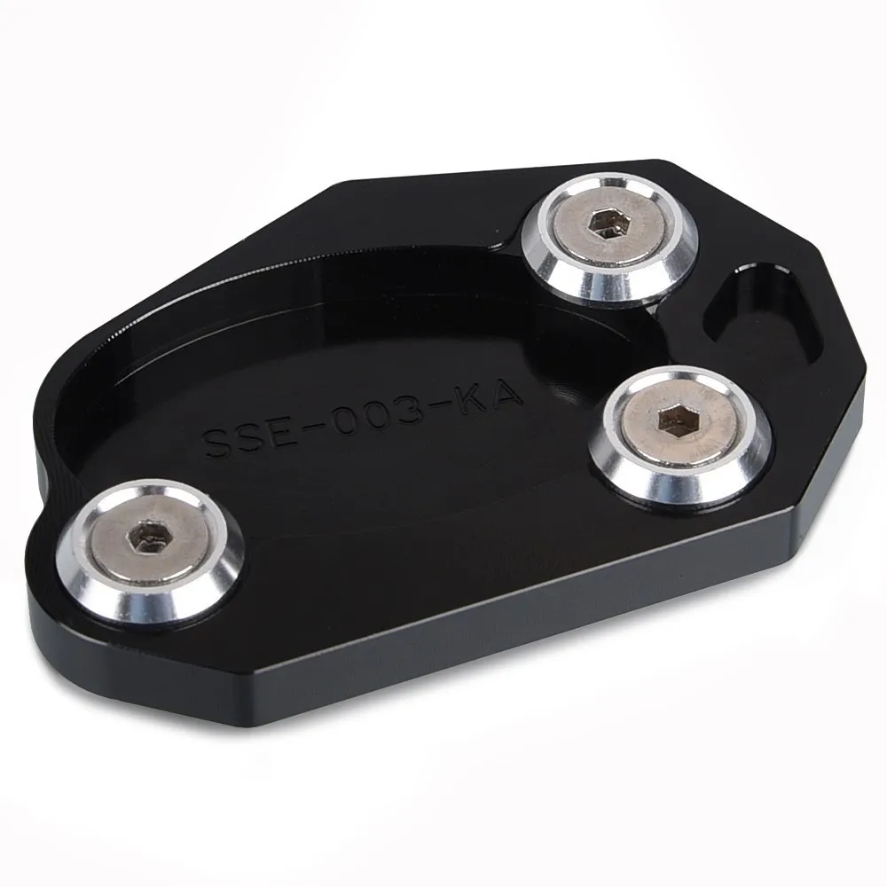 Motorcycle FOR Kawasaki Z800/ Z1000 1000SX NINJA 400/650 ZX10R ZX6R J300 Side Stand Enlarger Kickstand Extension Pad Accessories 
Motorcycle FOR Kawasaki Z800/ Z1000 1000SX NINJA 400/650 ZX10R ZX6R J300 Side Stand Enlarger Kickstand Extension Pad Accessories
