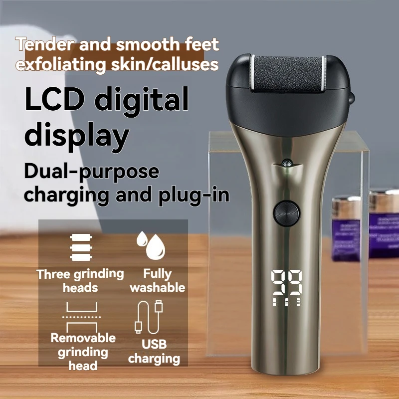 2025 New Smart Digital 3-Speed Electric Foot Filer, Efficiently Removes Dead Skin & Calluses, Pro Pedicure Tool
2025 New Smart Digital 3-Speed Electric Foot Filer, Efficiently Removes Dead Skin & Calluses, Pro Pedicure Tool
