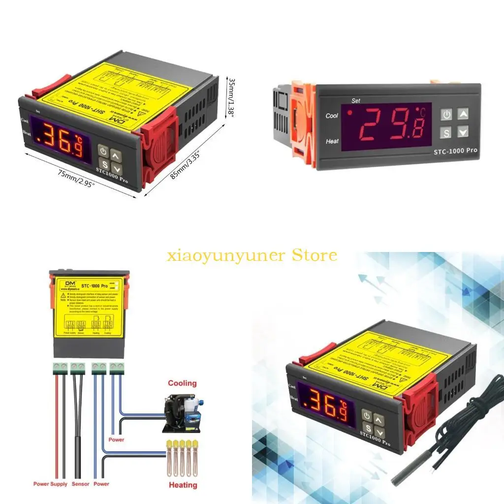 P9JB Digital Temperature Controller Thermostat Thermoregulator for Incubator LED 10A
P9JB Digital Temperature Controller Thermostat Thermoregulator for Incubator LED 10A
