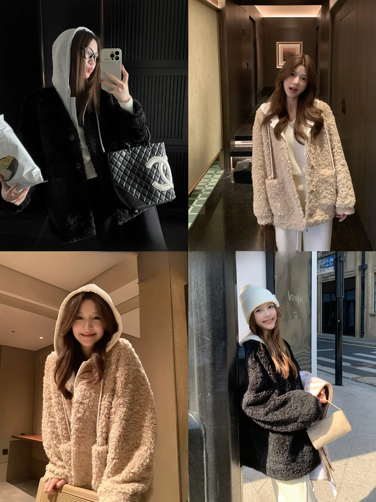 Detachable Hooded Lamb Fur Jaet Loose Versatile Eco-friendly Bla Bean Humming Dog Diary Outerwear for Women Simple Sle
Detachable Hooded Lamb Fur Jaet Loose Versatile Eco-friendly Bla Bean Humming Dog Diary Outerwear for Women Simple Sle