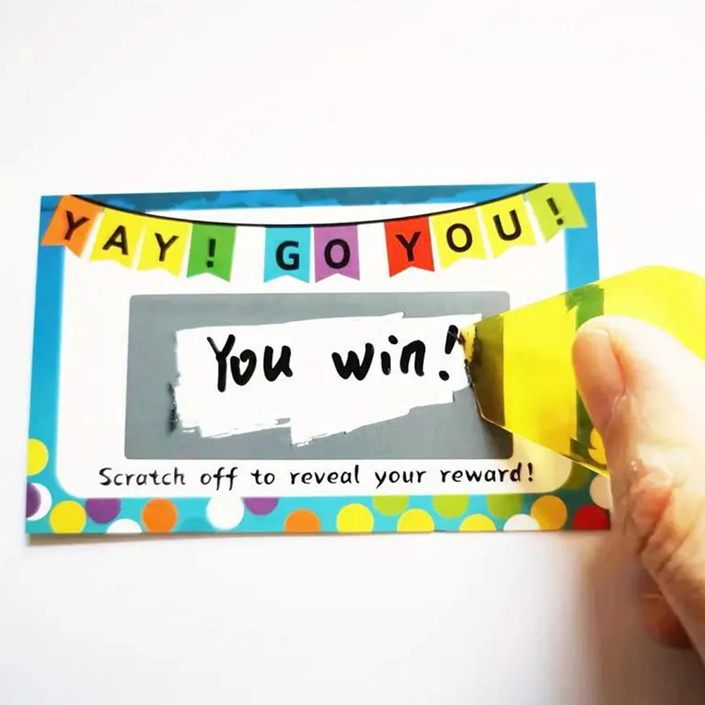 100 Sheets DIY Scratch Off Stickers Silver Peel and Stick Labels for Teaching Reward Cards Fun Party Atmosphere Decor
100 Sheets DIY Scratch Off Stickers Silver Peel and Stick Labels for Teaching Reward Cards Fun Party Atmosphere Decor