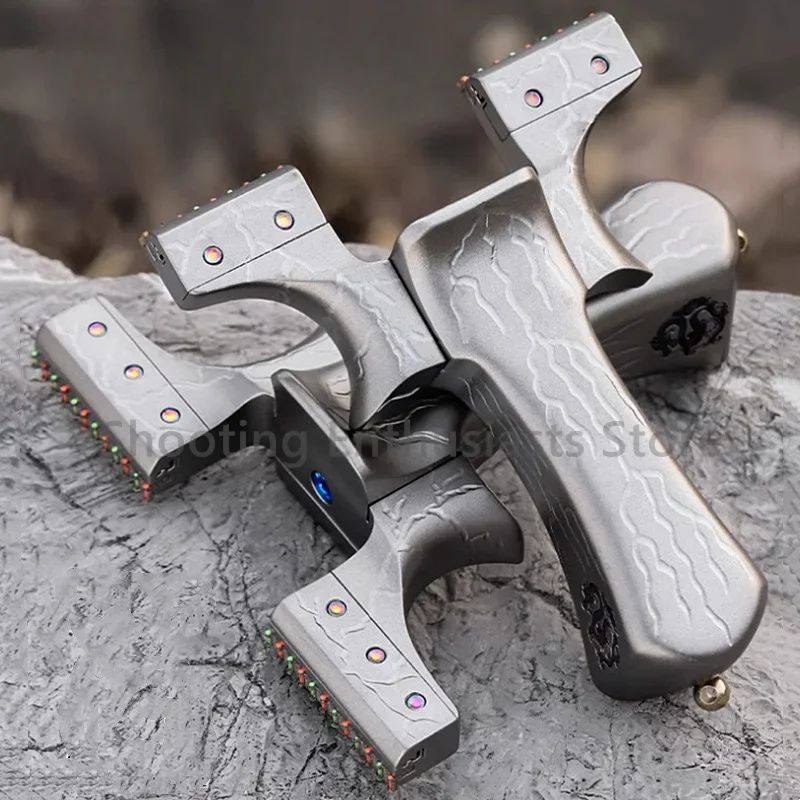 High Precision and High Power Aiming Titanium Alloy Slingshot Outdoor Hunting and Shooting Competition Hunting
High Precision and High Power Aiming Titanium Alloy Slingshot Outdoor Hunting and Shooting Competition Hunting