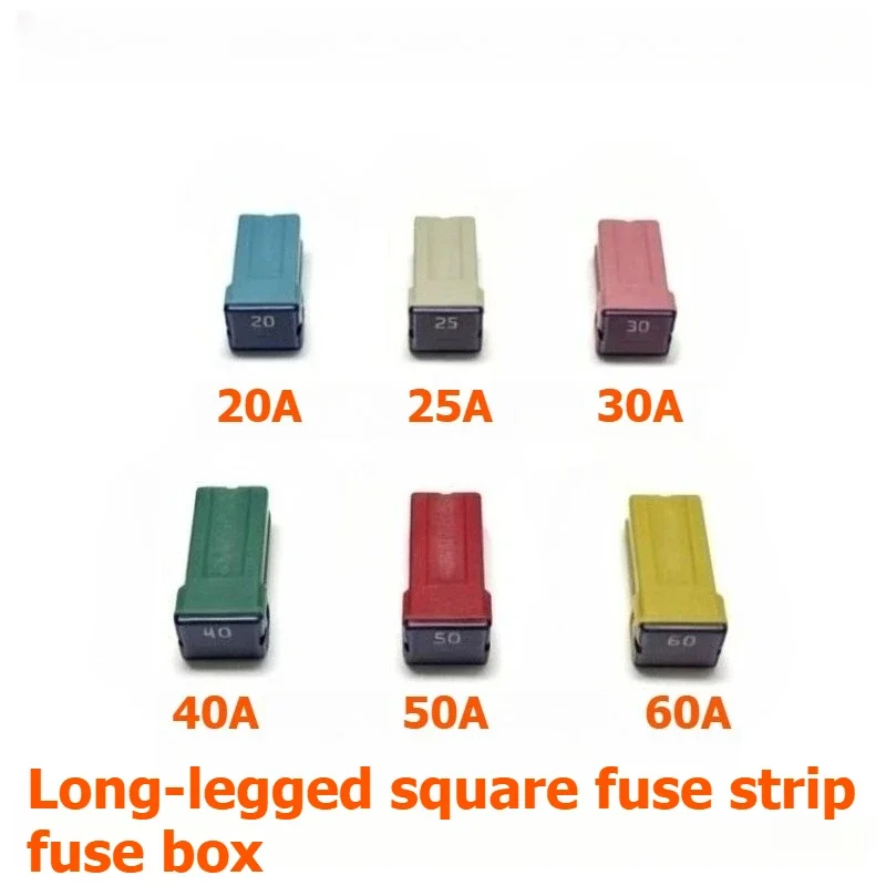 Car-mounted rectangular fuse box for automotive use, with fuse capacities of 20A/25A/30A/40A/50A/60A
Car-mounted rectangular fuse box for automotive use, with fuse capacities of 20A/25A/30A/40A/50A/60A