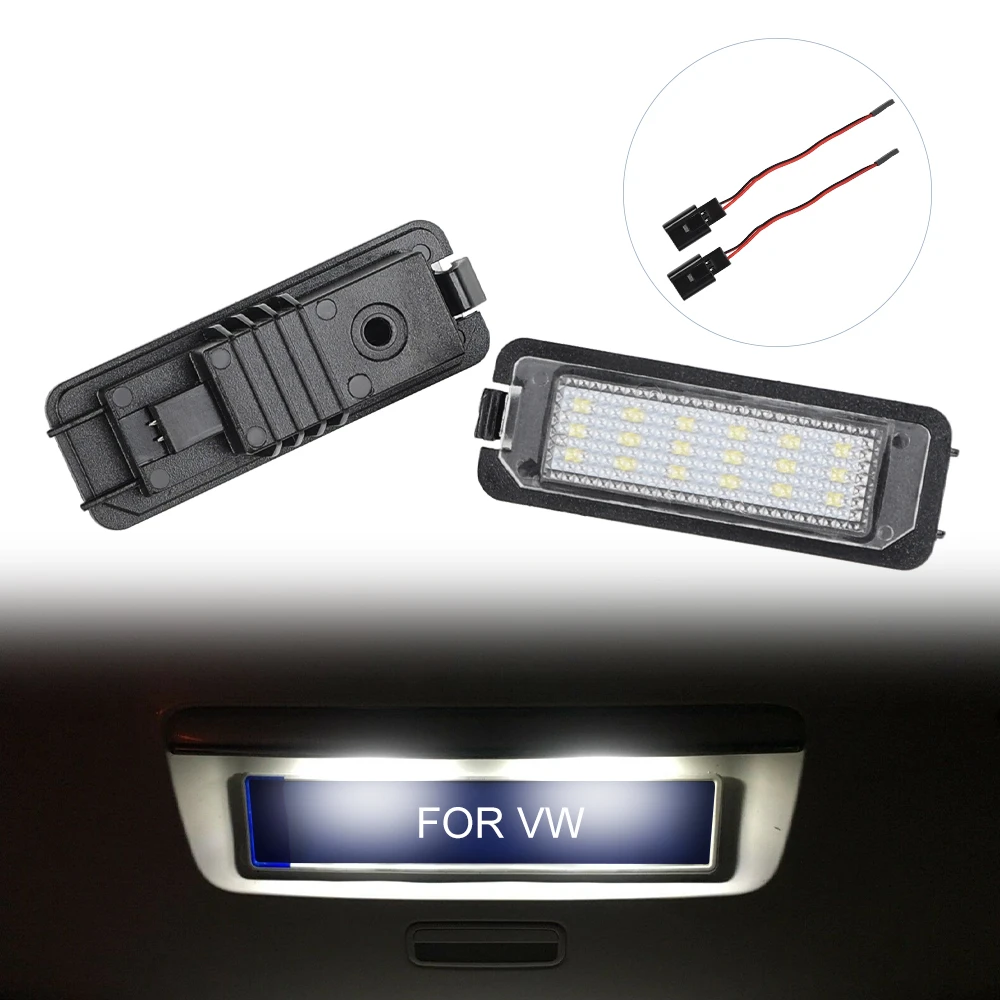 2pcs Number License Lamp 12V LED Waterproof License Plate Light For VW Golf 5 6 7 Passat B6 CC New Beetle Auto Accessories
2pcs Number License Lamp 12V LED Waterproof License Plate Light For VW Golf 5 6 7 Passat B6 CC New Beetle Auto Accessories