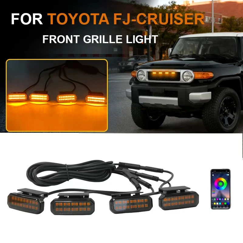 18LED Front Grille Light FOR TOYOTA FJ-CRUISER Car Daytime Running Light Wheel Eyebrow Lamp For Pickup Offroad 12V
18LED Front Grille Light FOR TOYOTA FJ-CRUISER Car Daytime Running Light Wheel Eyebrow Lamp For Pickup Offroad 12V