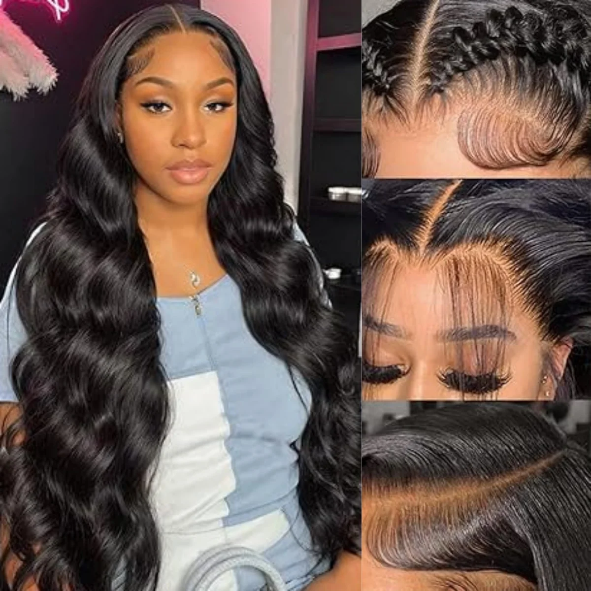 40 Inch 13x4 Transparent Lace Body Wave Lace Front Wig Human Hair 200% Density Pre Plucked Frontal Wigs Human Hair For Women
40 Inch 13x4 Transparent Lace Body Wave Lace Front Wig Human Hair 200% Density Pre Plucked Frontal Wigs Human Hair For Women
